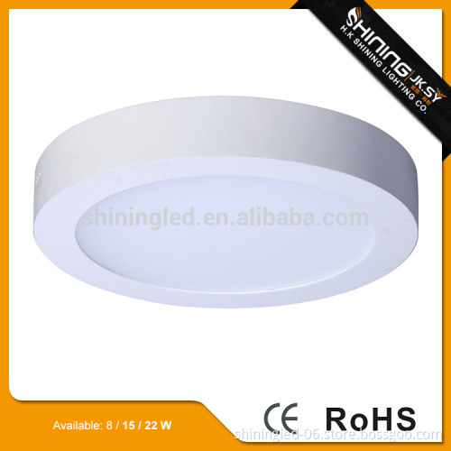Surface mounted round led panel light 22W SMD panel light